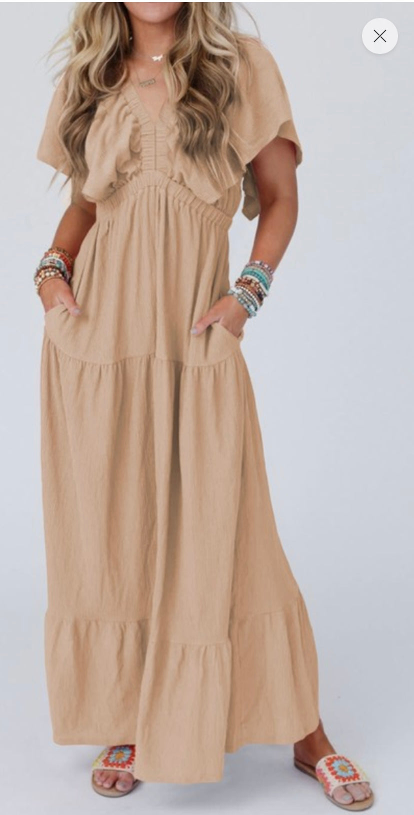 Tan maxi