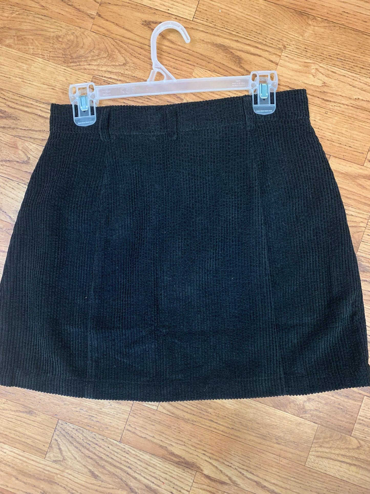 Black corduroy skirt