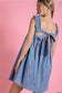 Denim tank dress